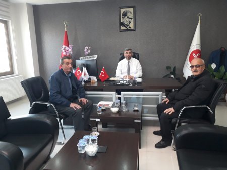 İlçemize Yeni Göreve Başlayan İlçe Müftümüze Ziyaret